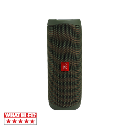 JBL Flip 5 - Green - Portable Waterproof Speaker - Hero